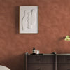 Made Shae Wallpaper Terracotta Limewash life style picture