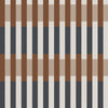 Made Sirio Wallpaper Caramel & Blue close view picture of the pattern design