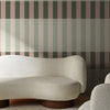 Made Terri Wallpaper Green & Blush close view picture on the wall