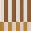 Made Terri Wallpaper Ochre close view picture of the pattern design
