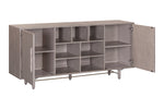 Madrid 2 Door Sideboard picture with opened storage space