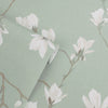 Laura Ashley Magnolia Grove Wallpaper Pale Eau de Nil picture of the wallpaper roll