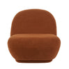 Maisie Accent Chair Rust - Modern Boucle Occasional Chair