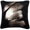 Malini Gentlestrokes Black Cushion picture on the white background
