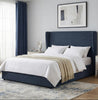 Margot Double 4'6 Ottoman Bed Navy life style picture