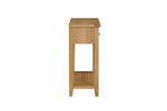 Marsden Console Table Natural Oak side view picture