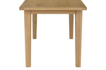 Marsden Extending Dining Table 120/160 cm Natural Oak close view picture of the tables legs