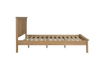 Marsden King Size 5ft Bed Natural Oak side view picture