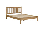 Marsden King Size 5ft Bed Natural Oak picture on the white background
