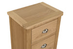 Marsden Narrow Chest 5 Drawer Natural Oak top iew picture