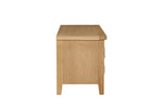 Marsden TV Unit 120 cm Natural Oak side view picture