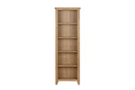 Marsden Tall Bookcase Natural Oak front view picture