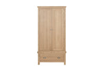 Marsden Wardrobe Natural Oak front view picture