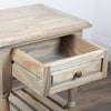 Marwood 1 Drawer End Table close view picture of the opened drawer