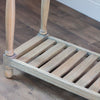 Marwood 2 Drawer Console Table 150cm close view picture of the lower shelf
