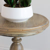 Marwood Pillar Side Table Round close view picture of the table top design