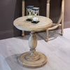 Marwood Pillar Side Table Round top view life style picture