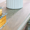 Marwood Pillar Console Table 120 cm close view picture of the table top