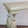 Marwood Pillar Console Table 120 cm close view picture of the table rustic design