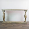 Marwood Pillars Console Table 150cm front view life style picture