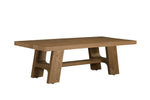 Massimo Coffee Table Wide Cashew picture on the white background