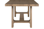 Massimo Dining Table 230 cm Cashew close side view picture