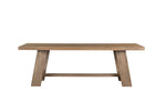 Massimo Dining Table 230 cm Cashew front view picture
