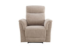 Mocha Electric Recliner Chair with USB Ports for Comfort
