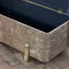 Maya S/2 Storage Benches Cappucino close view picture of the box