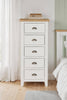 Mellor 5 Drawer Narrow Chest Cashmere life style picture