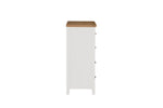 Mellor 5 Drawer Tall Chest Cashmere side view picture