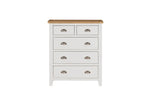 Mellor 5 Drawer Tall Chest Cashmere front view picture