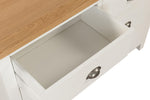 Mellor 6 Drawer Dressing Chest Cashmere close view picture of the opened drawer