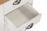 Mellor Bedside Table Cashmere close view picture of the opened drawer