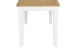 Mellor Extendable Dining Table 120/160 cm Cashmere close view picture from the side