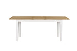 Mellor Extendable Dining Table 120/160 cm Cashmere front view picture of extended table