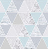 "Graham & Brown Mint Reflections Wallpaper geometric design"

