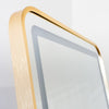 Gold cheval mirror with LED lighting