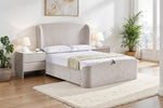 Mondello Bedside Table Washed Oak life style picture in the bedroom