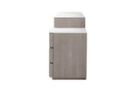 Mondello Dressing Table with 5 Drawer Chest side view picture