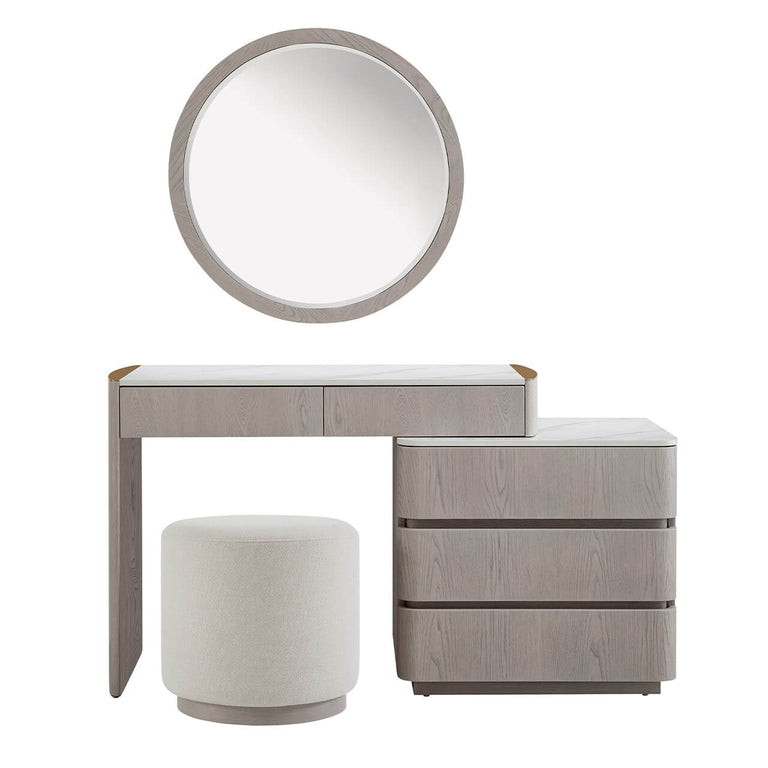 Mondello Dressing Table with 5 Drawer Chest