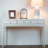 Monroe 3 Drawer Console With Marble Top Stone life style picture