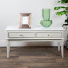 Monroe Coffee Table With Marble Top Stone life style picture