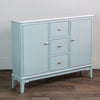 Monroe Slim Sideboard With Marble Top Sage picture from the side