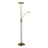 Montana Mother & Child Floor Lamp Antique Brass tall free standing lamp