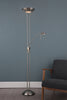 Montana Mother & Child Floor Lamp Satin Chrome life style picture