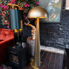 Mushroom Gold Floor Lamp – Modern Tall Lamp for Luxe Interiors