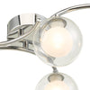 Contemporary lighting Nakita 6 Light Semi Flush with glass shades

