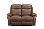 Nardo 2 Seater Electric Recliner Brown front view picture