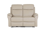 Nardo 2 Seater Electric Recliner Cashmere front view picture